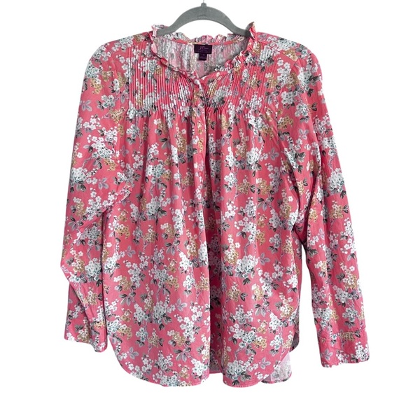 J. Crew with Liberty of London Fabric Josephine Popover Top size 16 - Picture 6 of 15